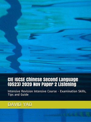 cover image of CIE IGCSE Chinese Second Language